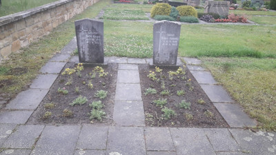 Soldatengräber auf dem Wäschenbeurener Friedhof