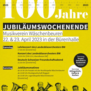 100 Jahre Musikverein Wäschenbeuren –